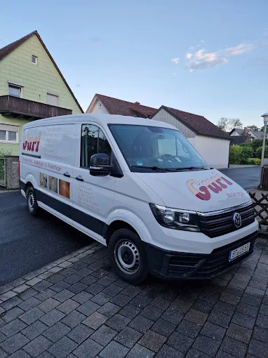 Firmenbus von Guri Verlegeservice